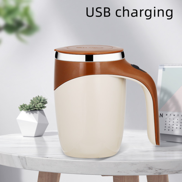 Rechargeable Model Automatic Stirring Cup Coffee Cup High Value Electric Stirring Cup Lazy Milkshake Rotating Magnetic Water Cup - Image 10
