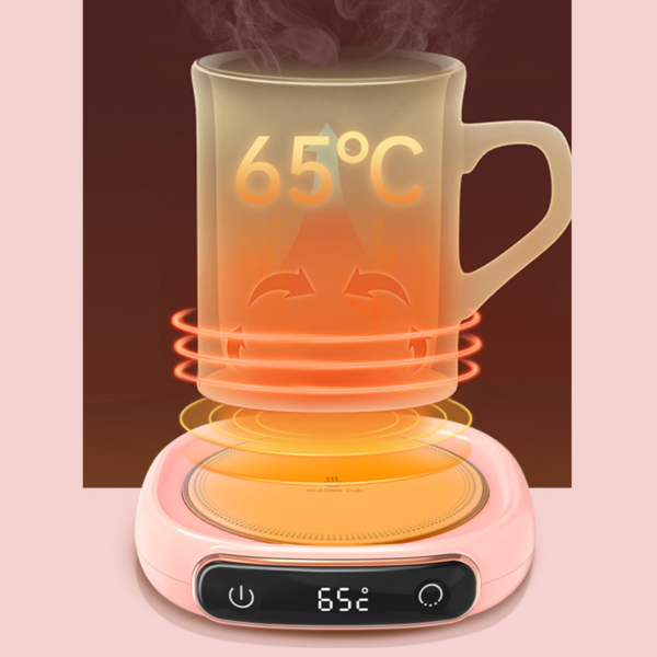 Coffee Mug Warmer Warm Coaster Smart Heating Cup Thermal Insulation Constant Temperature Coaster Heating Pad Desktop - Image 3