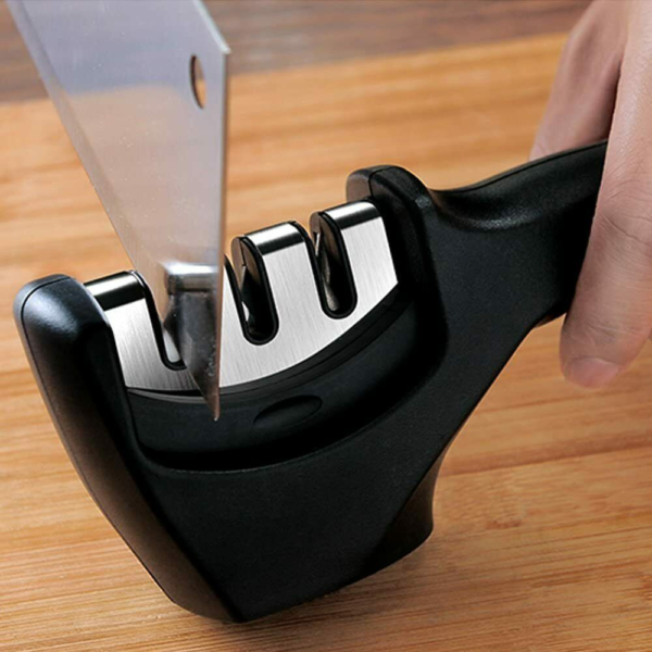 KNIFE SHARPENER Ceramic Tungsten Kitchen Knives Blade Sharpening System Tool USA - Image 3