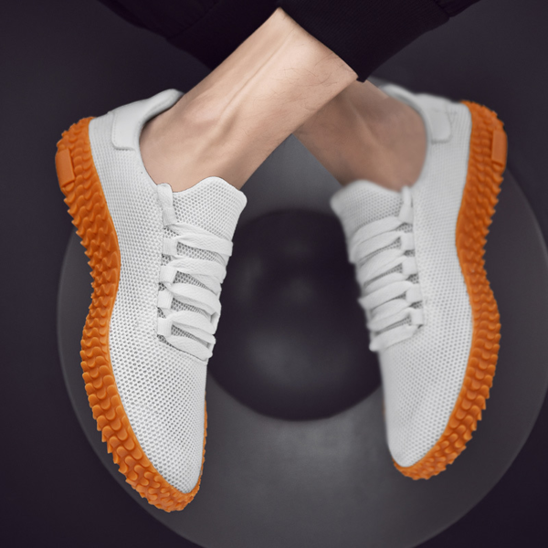 Spring and Summer Flying Woven Casual Shoes Large Men's Shoes Breathable Korean Forrest Gump Sneakers - Image 6