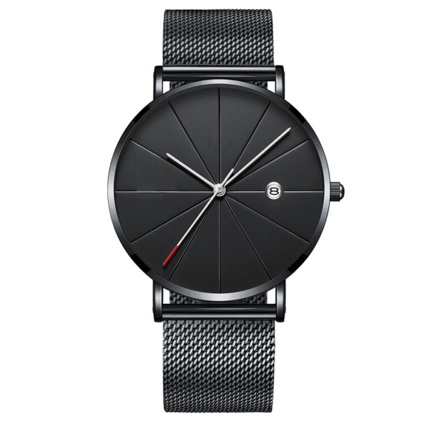 Simple calendar watch male creative waterproof quartz watch - Image 6