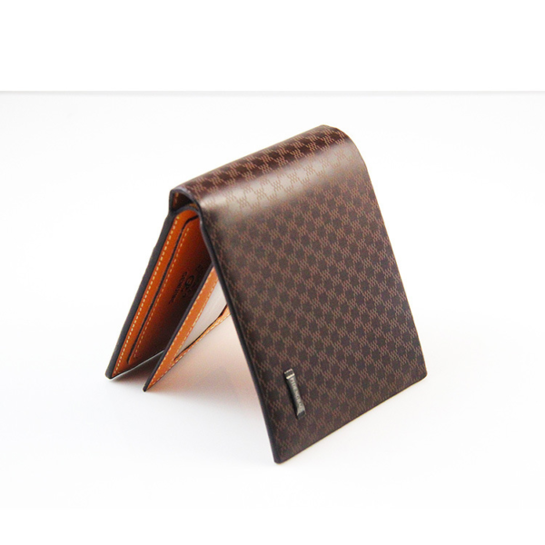 Short Casual Men's Wallet With Plaid Multi Card Wallet - Image 6