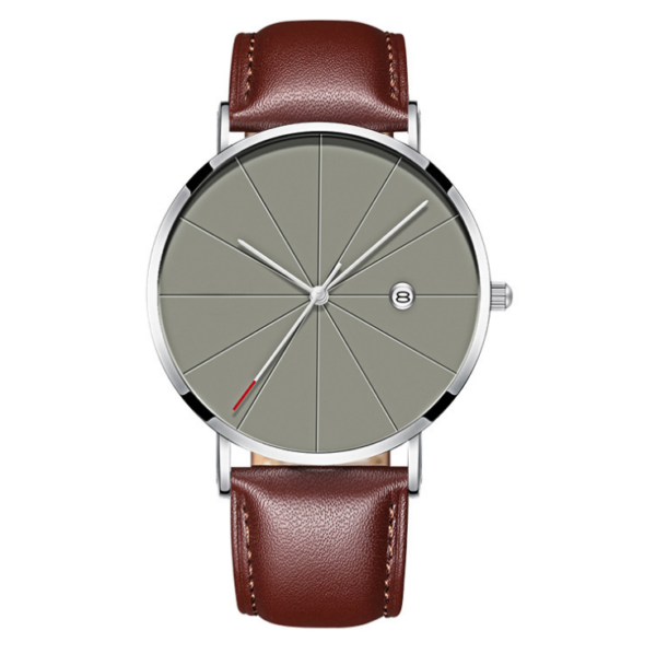 Simple calendar watch male creative waterproof quartz watch - Image 7