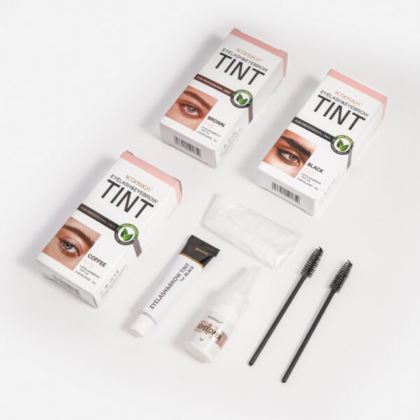 ICONSIGN Eyelash Eyebrow Dye Tint Kit Brow Lamination Mascara Lift Tinting Tattoo Dye Eyes Makeup Tools - Image 2