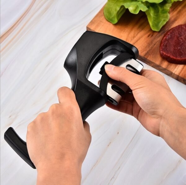 Manual Quick Sharpener, Household Fixed Angle Sharpening Stone, Diamond Portable Sharpening Artifact, Kitchen Tool - Image 5