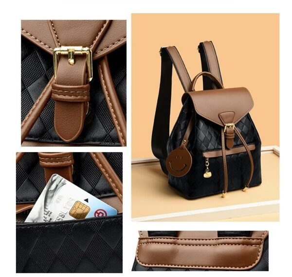 Retro Contrast Color Hand Bag Fashionable And Versatile Travel Bags - Image 4