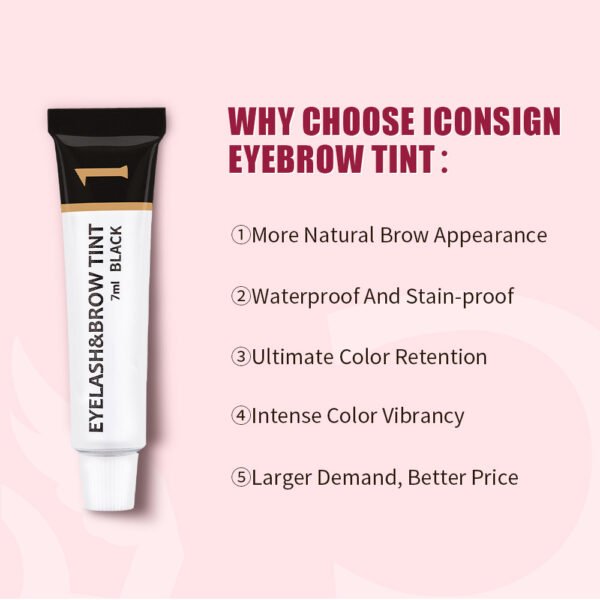 ICONSIGN Eyelash Eyebrow Dye Tint Kit Brow Lamination Mascara Lift Tinting Tattoo Dye Eyes Makeup Tools - Image 5