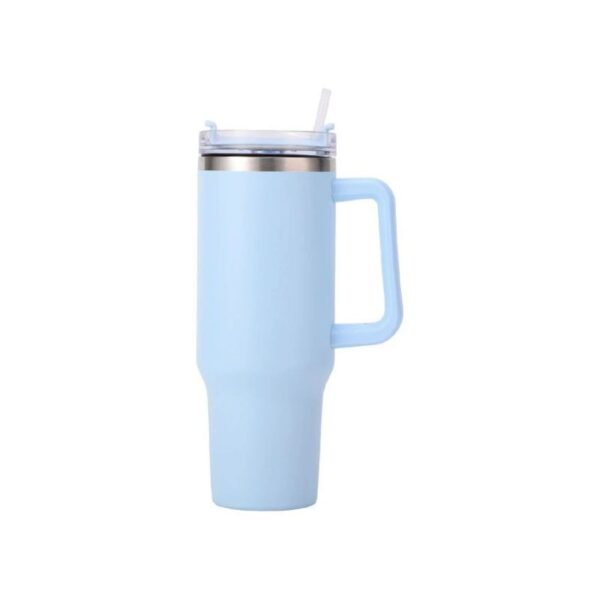 40oz Handle Cup Car Office Mug With Straw 304 Stainless Steel Ice Cup Large Capacity Thermos Cup - Image 4