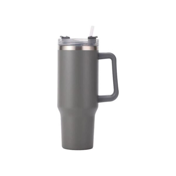 40oz Handle Cup Car Office Mug With Straw 304 Stainless Steel Ice Cup Large Capacity Thermos Cup - Image 5