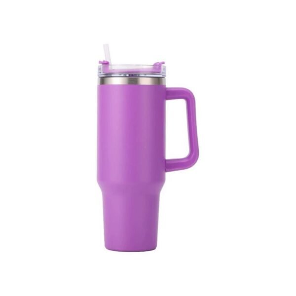 40oz Handle Cup Car Office Mug With Straw 304 Stainless Steel Ice Cup Large Capacity Thermos Cup - Image 8