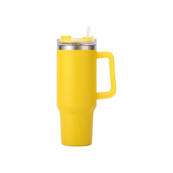 40oz Handle Cup Car Office Mug With Straw 304 Stainless Steel Ice Cup Large Capacity Thermos Cup - Image 9