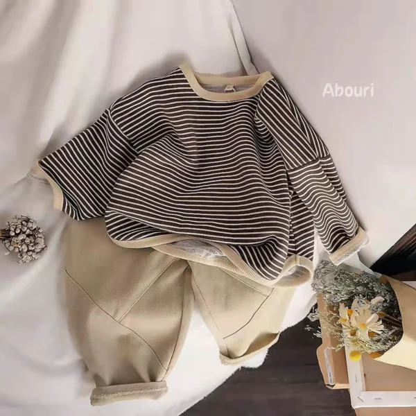 Spring Kids Sweatshirt For Toddler Boys Girls Top Clothes Autumn Cotton Long Sleeve T-Shirt Children Clothes 1-8Yrs Boys Clothes - Image 4
