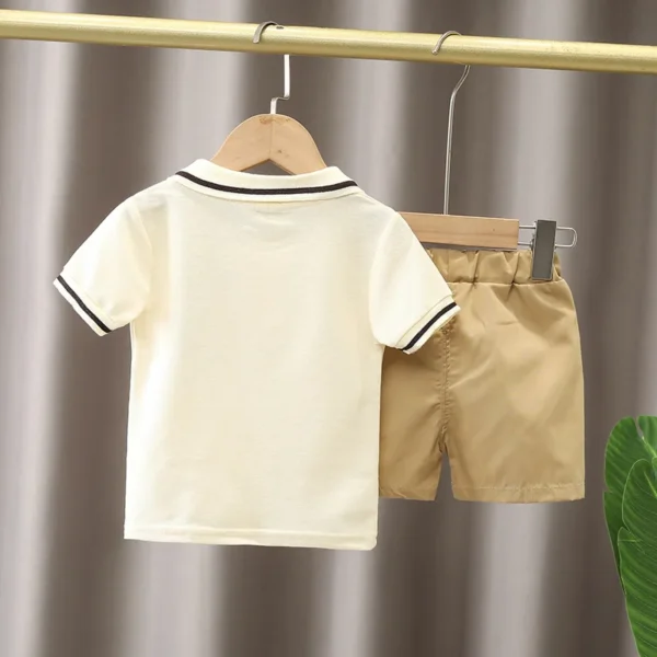 Baby Boy Clothes Set T-shirt+Shorts Kids Boy Summer Clothing Set Cute Cartoon Baby Boy Outfit Set Infant Toddler Tee Shirt Pants - Image 2