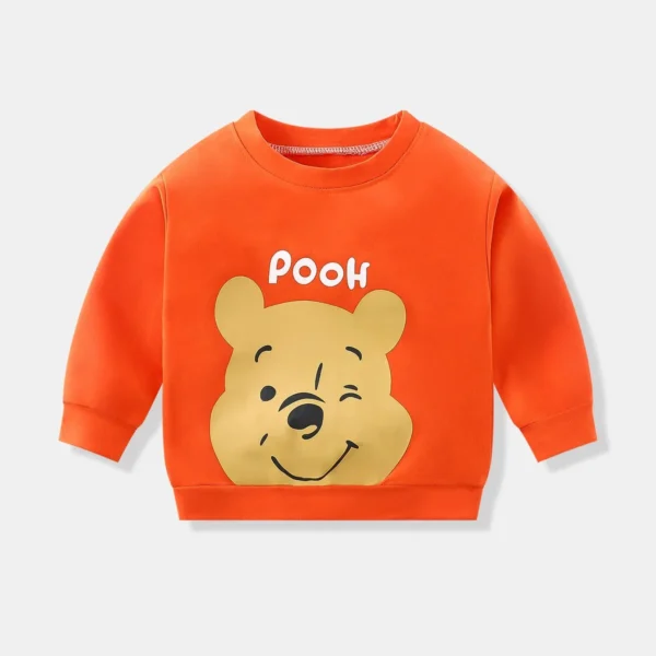 Brand New Design Hoodie Casual Spring Autumn Clothes Unisex Round Neck Long Sleeves Pullovers Toddler Cute Cotton Cartoon Tops - Image 6