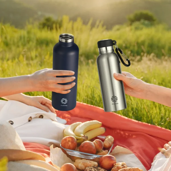 FEIJIAN Thermos Portable Water Bottle Stainless Steel Thermal Cup Leak-proof Flask Mini 500ML/600ML - Image 2