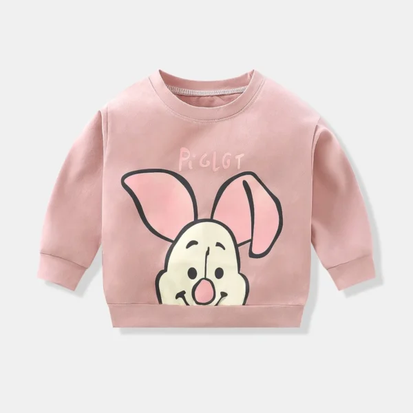 Brand New Design Hoodie Casual Spring Autumn Clothes Unisex Round Neck Long Sleeves Pullovers Toddler Cute Cotton Cartoon Tops - Image 4
