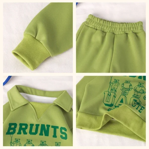 Children Clothes Sets Autumn Winter Polo Sweatshirt+Pants Sport Suits for Kids Boys Girls Warm Tracksuits Kids Clothing - Image 6