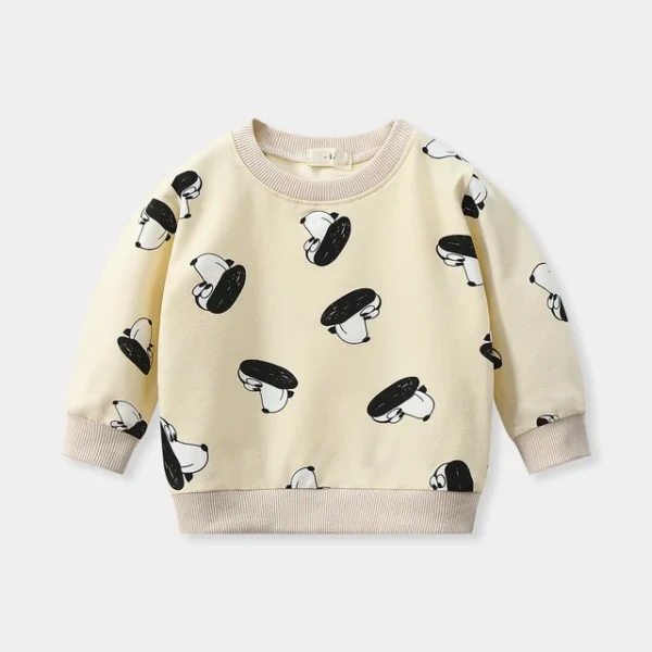 Brand New Design Hoodie Casual Spring Autumn Clothes Unisex Round Neck Long Sleeves Pullovers Toddler Cute Cotton Cartoon Tops - Image 2